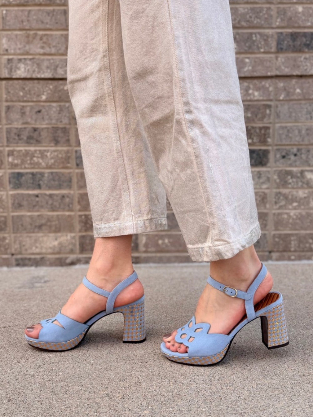 Chie Mihara Kemada48 Platform Heel in Azul